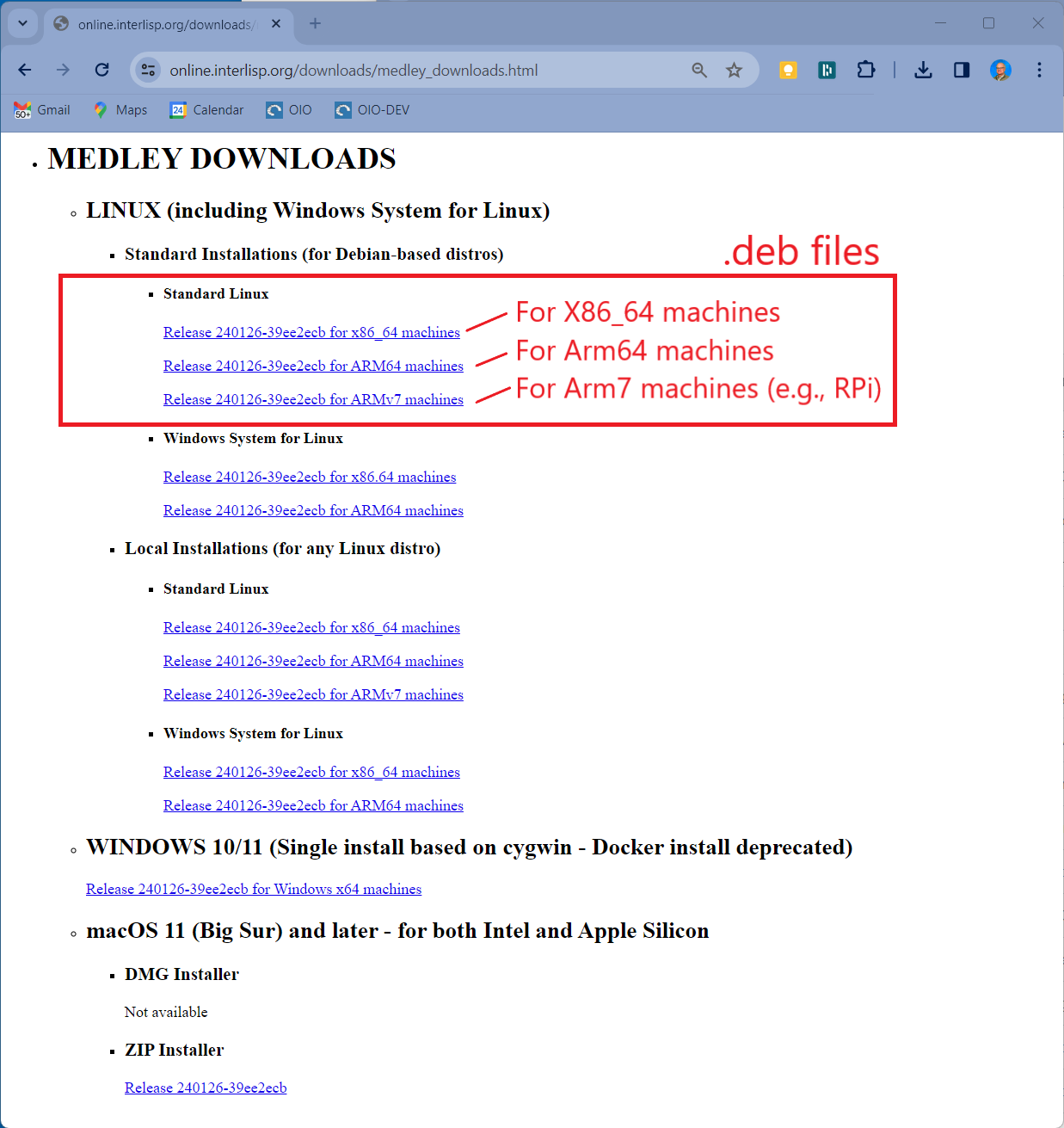 Medley Downloads Page