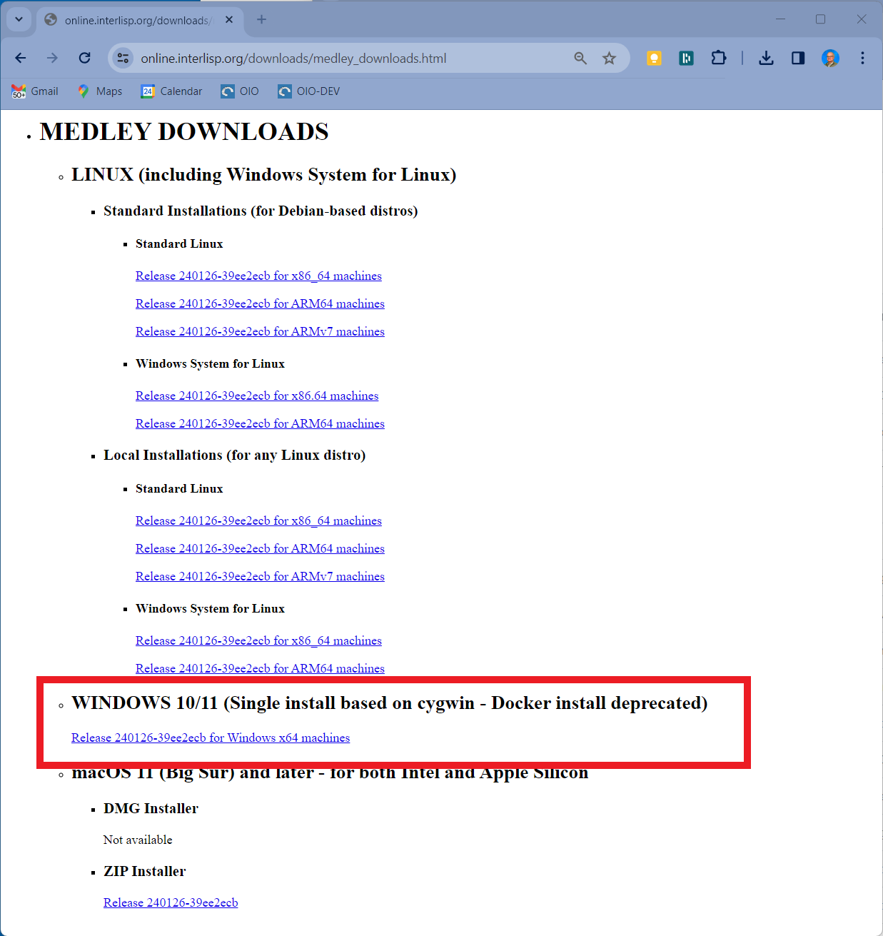 Medley Downloads Page