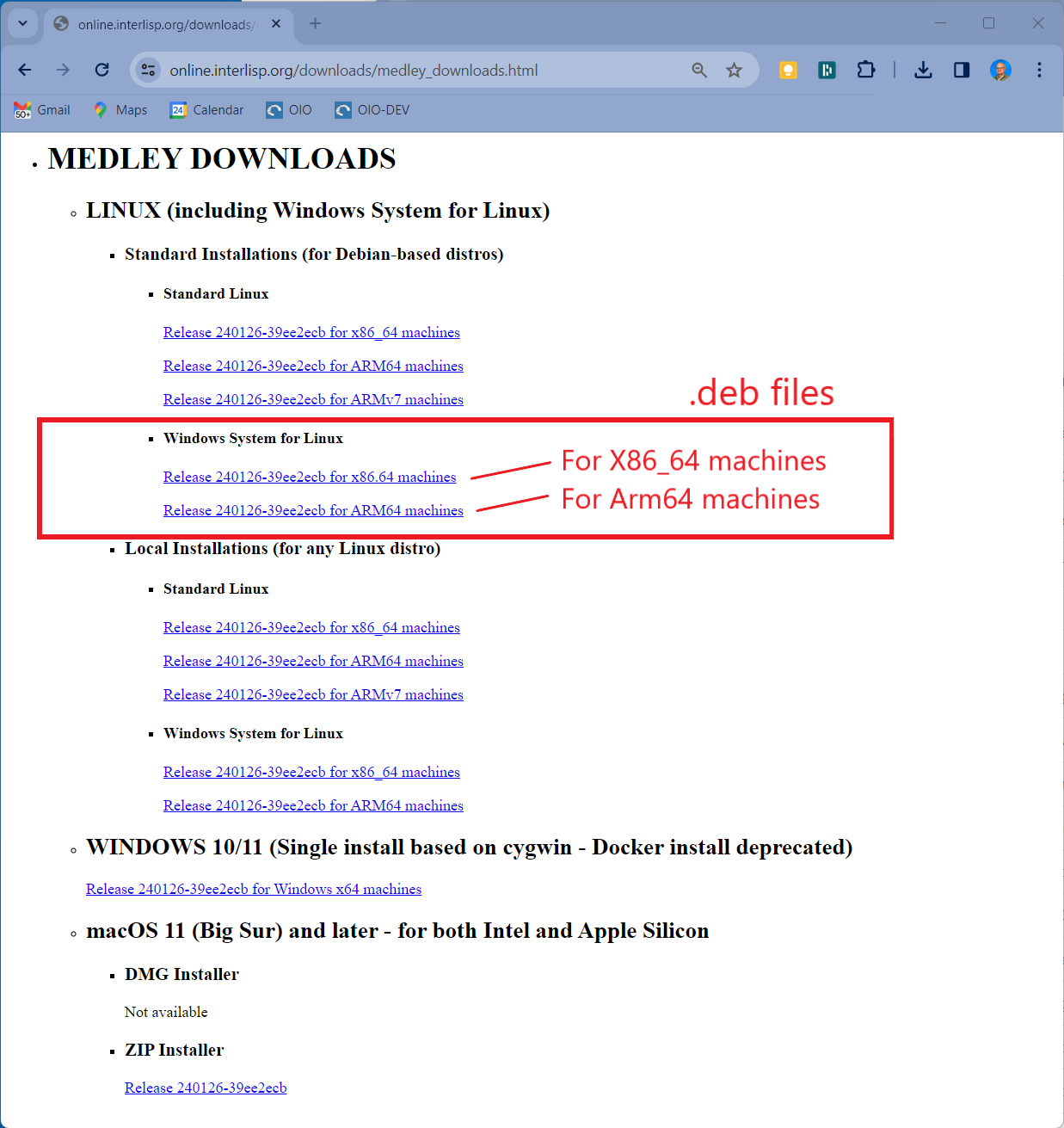 Medley Downloads Page